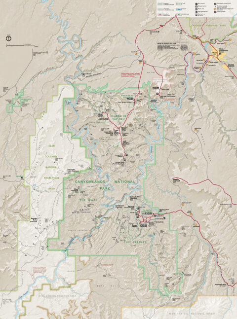 Canyonlands National Park Map 480x647 