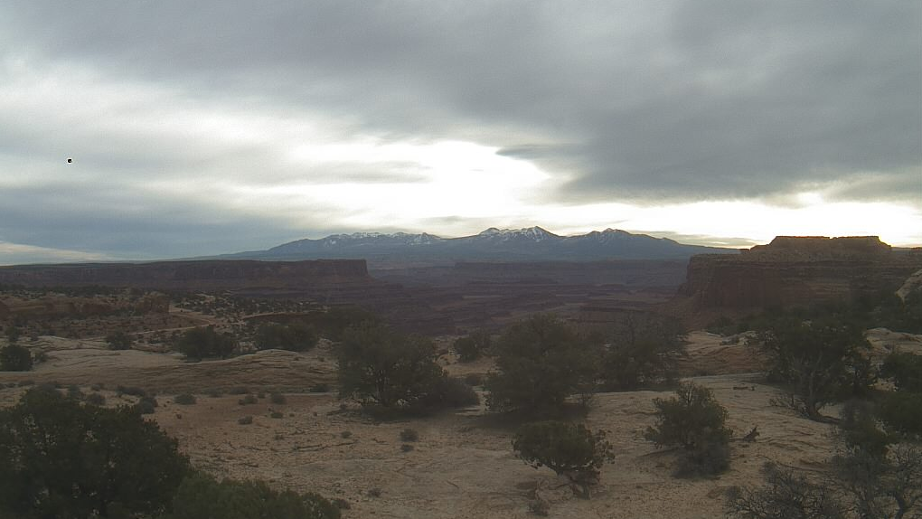 Webcam view from the Island in the Sky District of Canyonlands National Park.
